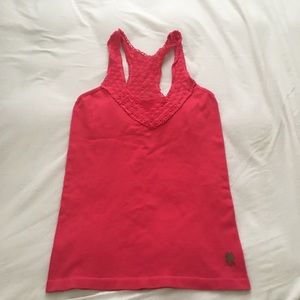 Red tank top